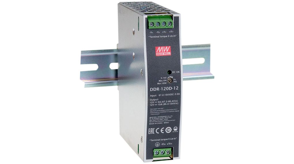 Ddr D Mean Well Din Rail Type Dc Dc Converter V